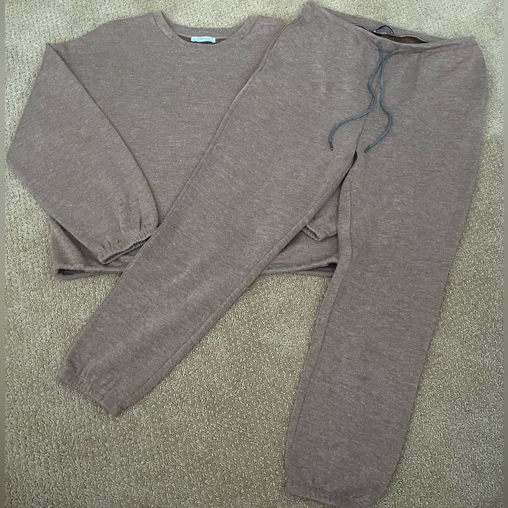 Zara Loungewear/Sweatshirt Sweatpants Matching Set